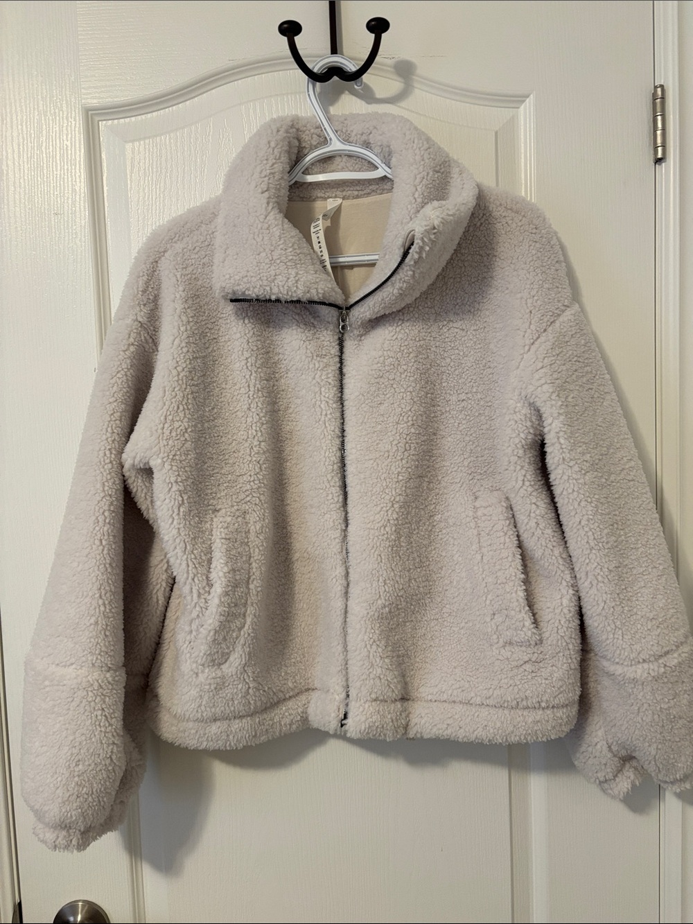 lululemon athletica Cream Faux-Sherpa Jacket